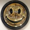 Chrome Gold Smiley by Ryan Callanan - Sold no longer available