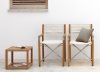Manutti Cross Teak Garden Dining Chair