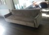 Vibieffe Pop Sofa in Taupe Velvet - In Stock