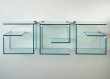 Tonelli Alfabeta Pair of Glass Wall Shelves