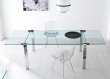 Tonelli Livingstand Glass Dining Table