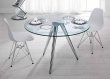 Tonelli Unity Round Glass Dining Table