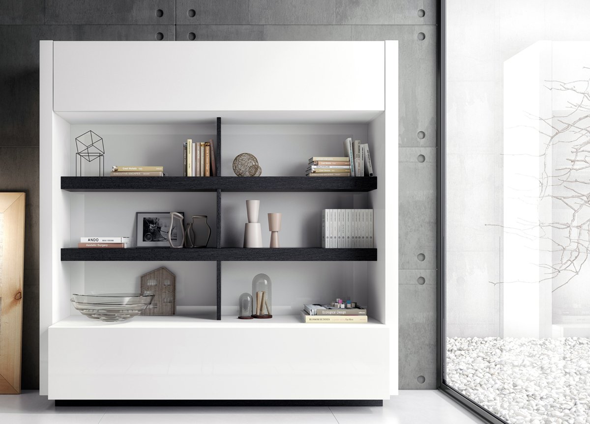 Go Modern Ltd Display Cabinets Grandola Bookcase Cupboard