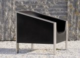Cube Black Garden Chair
