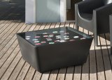 Cube Black Garden Coffee Table