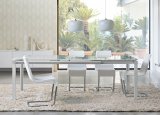 Bonaldo Chat Single Leaf Extending Dining Table