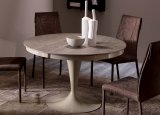 Ozzio Eclipse Extending Dining Table in Wood