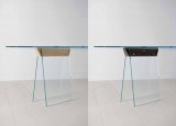 Tonelli Kasteel Glass Dining Table