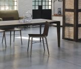 Bontempi Kate Dining Chair with Wooden Legs