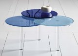 Tonelli Lenses Glass Coffee Table