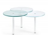 Tonelli Lenses Glass Coffee Table