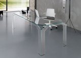 Tonelli Nervi Glass Dining Table