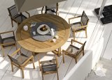 Manutti Siena Round Teak Garden Table