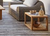 Manutti Siena Teak Garden Side Table
