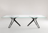 Lema 3 Pod Glass Dining Table
