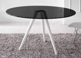 Tonelli Unity Round Glass Dining Table