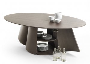 Mogg Botero Dining Table With Storage Base