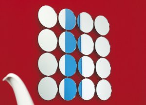 Tonelli Bungalow Wall Mirror (Round Tiles)