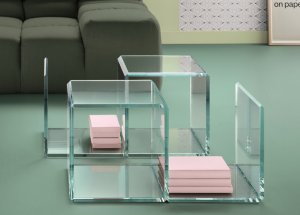 Tonelli Digit Glass Side Table