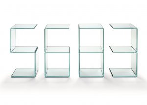 Tonelli Digit Glass Side Table