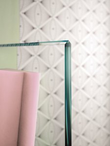 Tonelli Digit Glass Wall Shelves