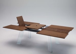 Ozzio Dragonfly Extending Dining Table