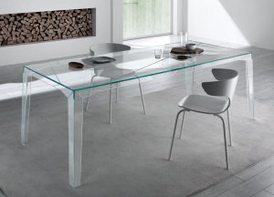 Tonelli Fragments Glass Dining Table