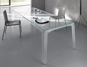 Tonelli Fragments Glass Dining Table