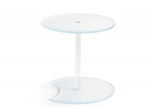Tonelli Lens Glass Side Table