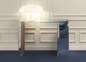 Tonelli Mirage Glass Console Table