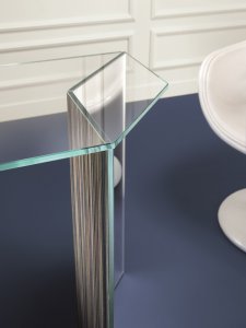 Tonelli Mirage Glass Console Table