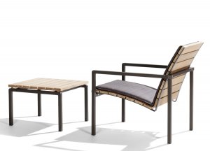 Tribu Natal Alu Teak Garden Easy Chair - Discontinued Feb 2016