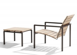 Tribu Natal Alu Teak Garden Easy Chair - Discontinued Feb 2016