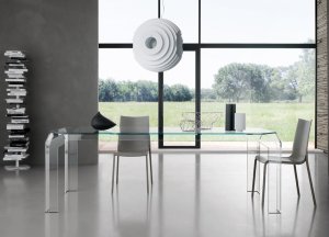 Tonelli Nervi Glass Dining Table