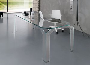 Tonelli Nervi Glass Dining Table
