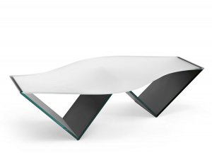 Tonelli Pulse Glass Coffee Table